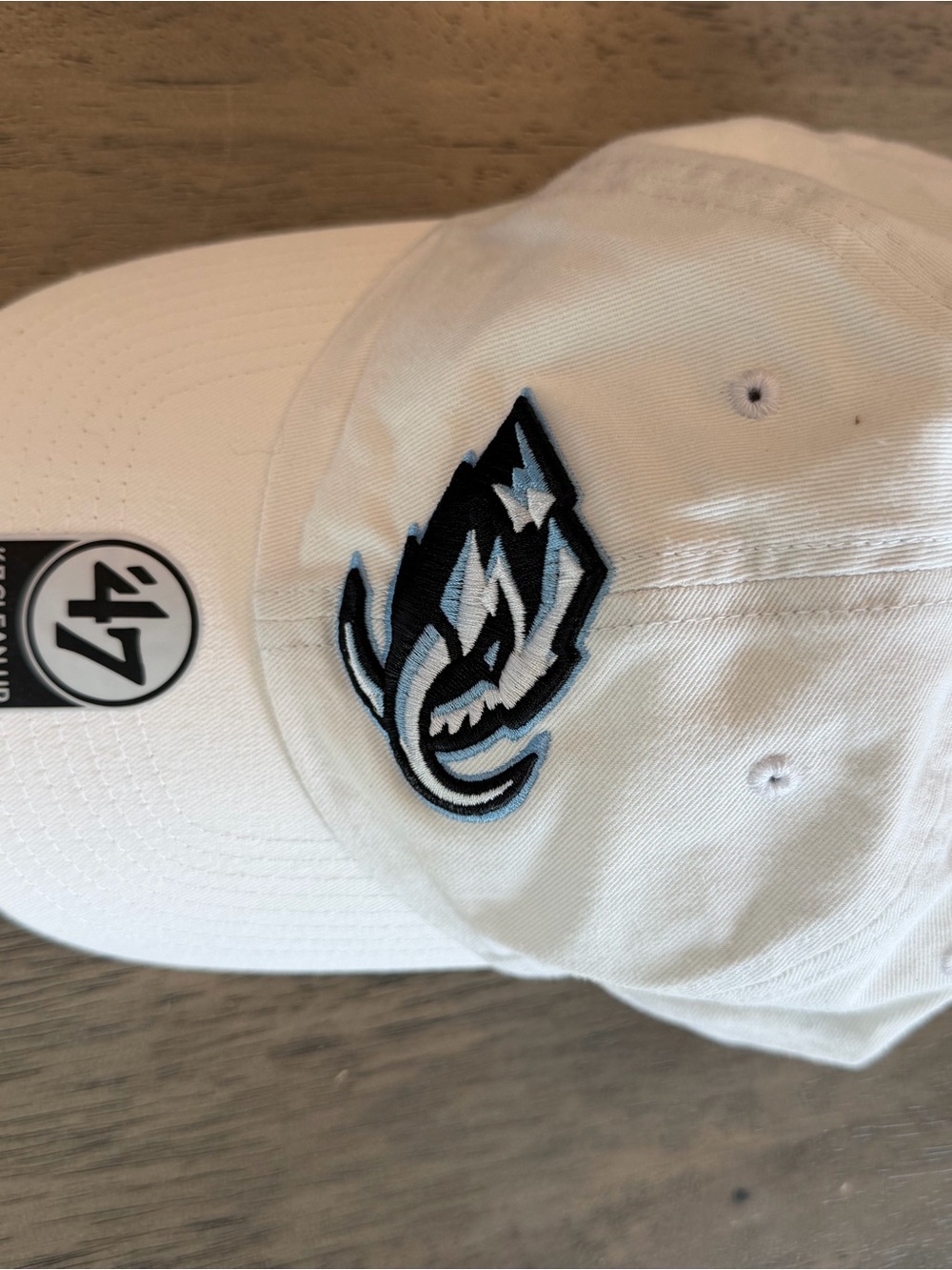’47 White Utah Mammoth Logo Hat